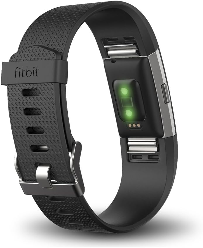 Fitbit Charge 2 Heart Rate + Fitness Wristband, Black, Large (US Version), 1 Count - Image 4