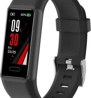 Fitness Tracker, Fitness Watches for Men Women with 24/7 Heart Rate Monitor Sleep Tracker Step/Calorie Counter Stopwatch Pedometer IP68 Waterproof